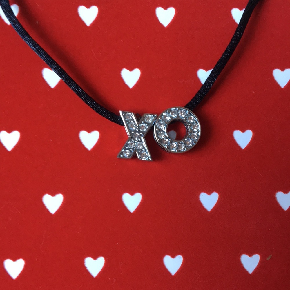 XO gem encrusted necklace. ❤️💎